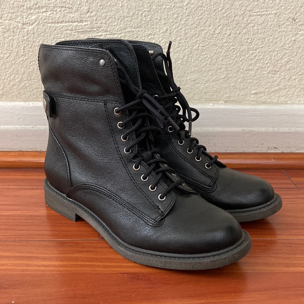 Lucky Brand Black Blake Size 5.5 women’s Combat Boots New without box